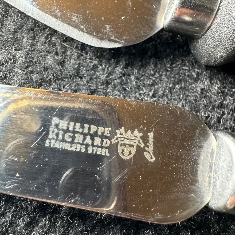 Philippe Richard Stainless Steel Cheese Knife Almond Blade Hard Parmesan Chisel